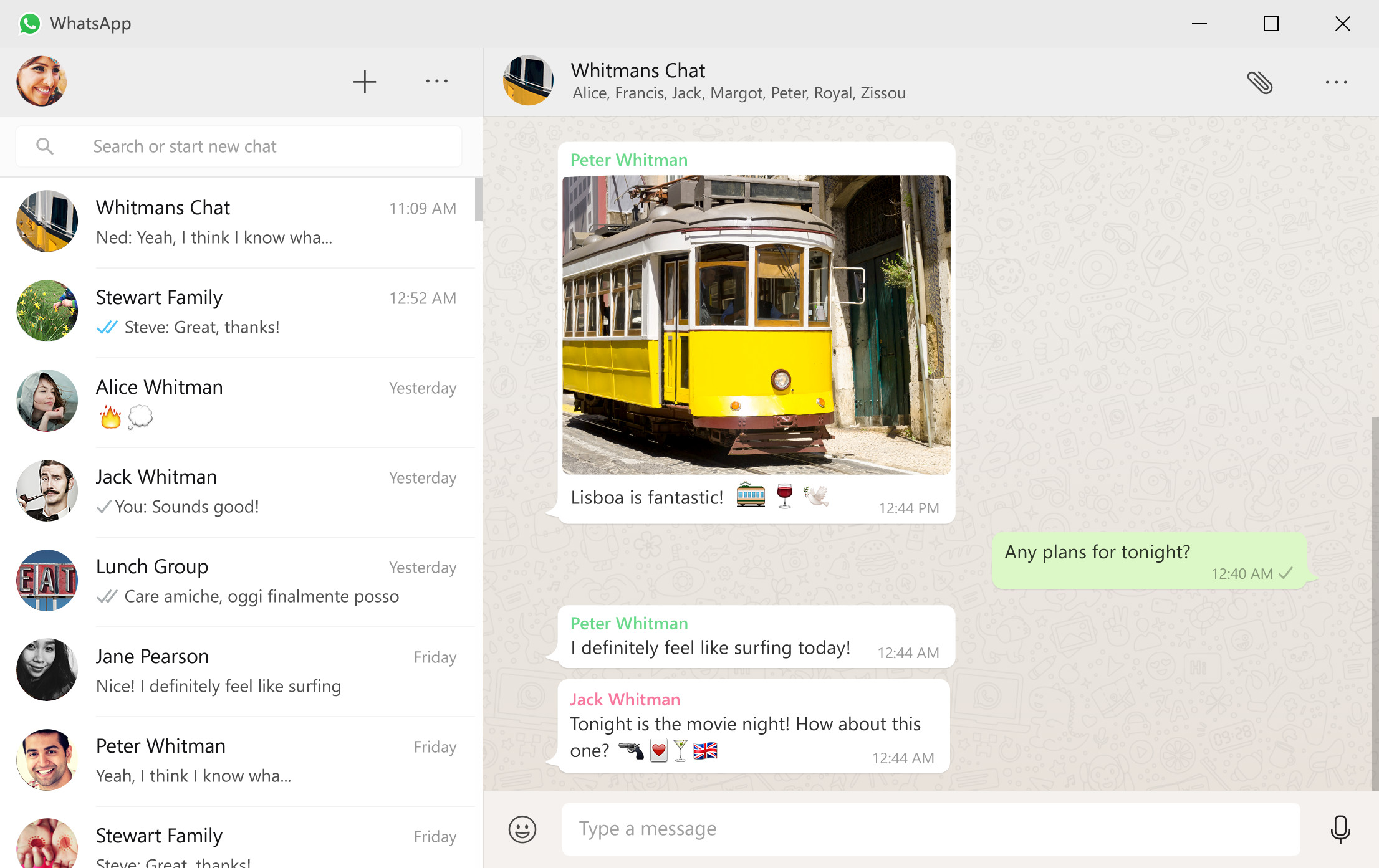 Whatsapp Desktop app