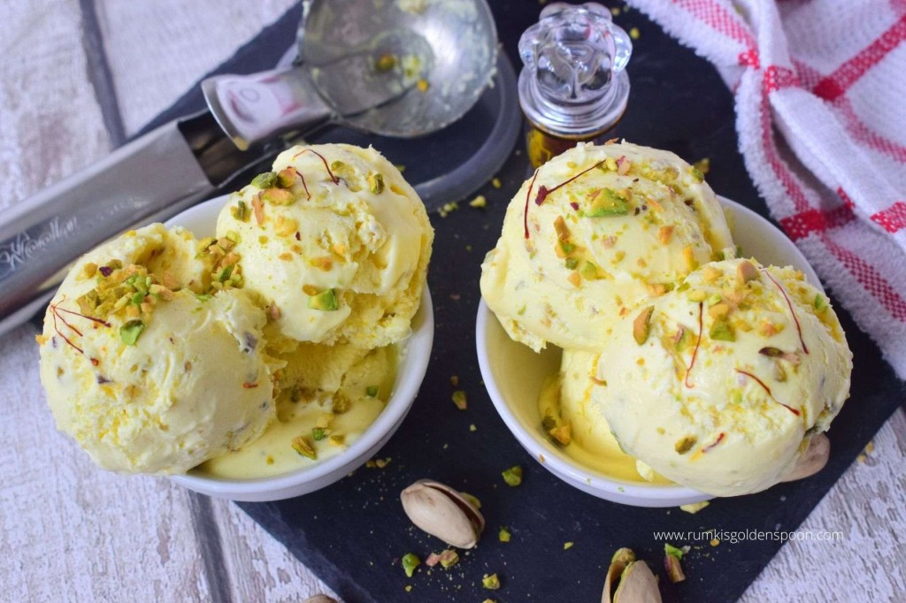 Kesar Pista Ice Cream