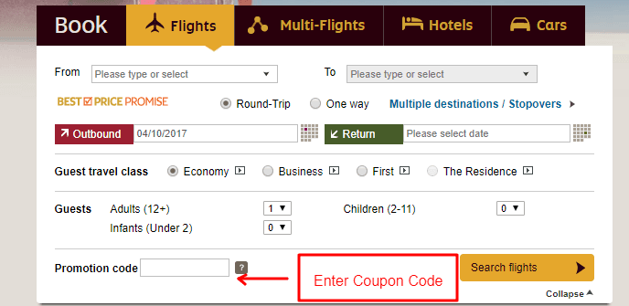 Etihad Airways offers